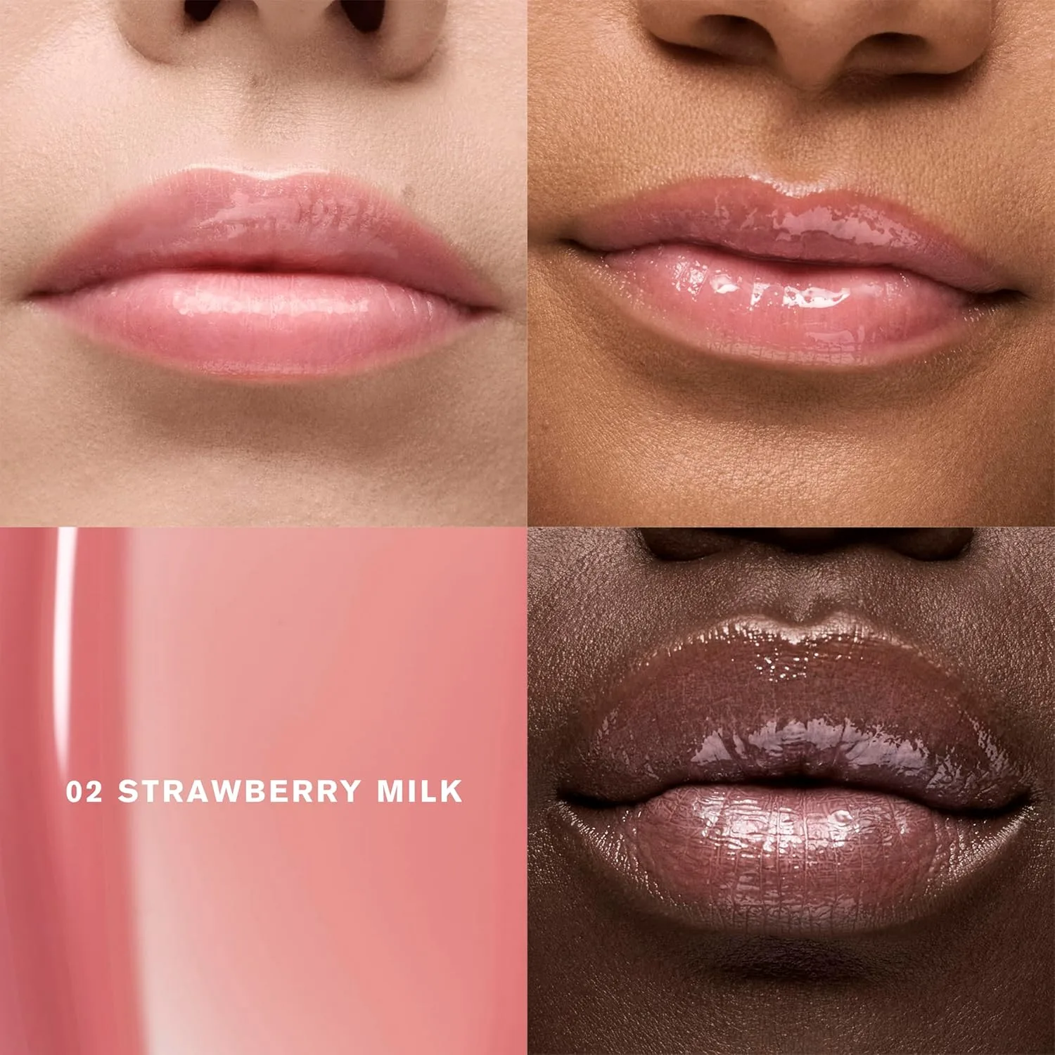 Масло для губ Estée Lauder Glossy Pout | Увлажняет и придает объем, с легким оттенком | Содержит гиалуроновую кислоту и витамин Е, 02 Strawberry Milk - Light Pink — фото 2