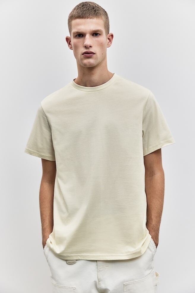 

Футболка обычного кроя H&M, бежевый