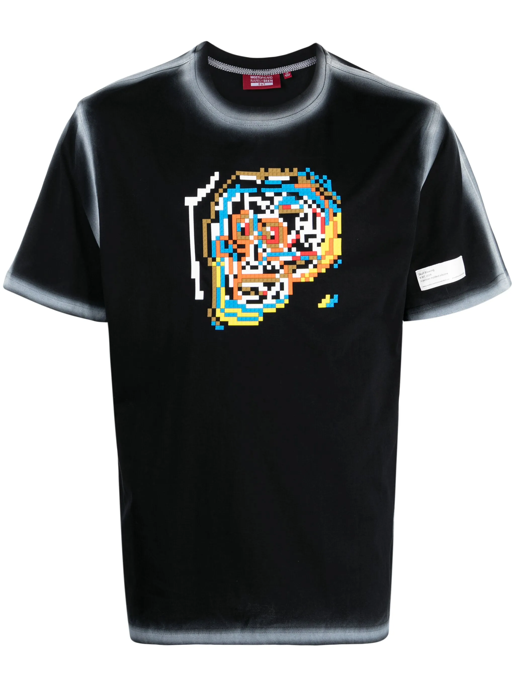 

Футболка Skull Blowing Mostly Heard Rarely Seen 8-Bit, черный