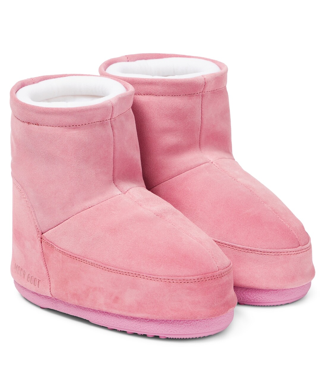 

Замшевые зимние ботинки icon Moon Boot Kids, розовый
