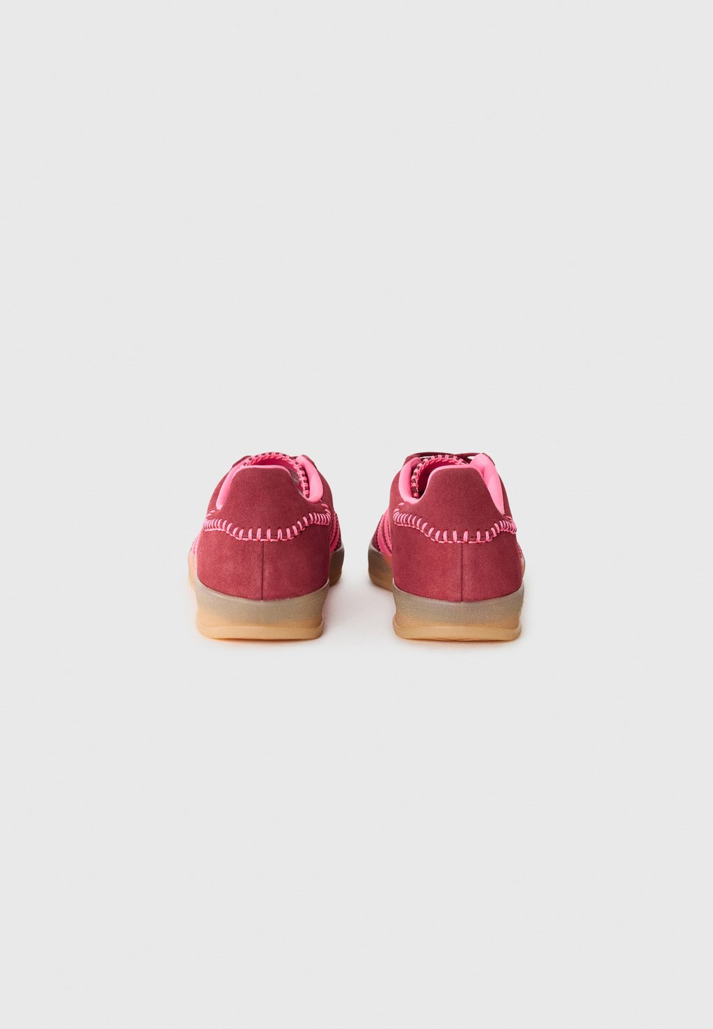 Низкие кеды GAZELLE INDOOR Adidas Originals, бордовый — фото 3