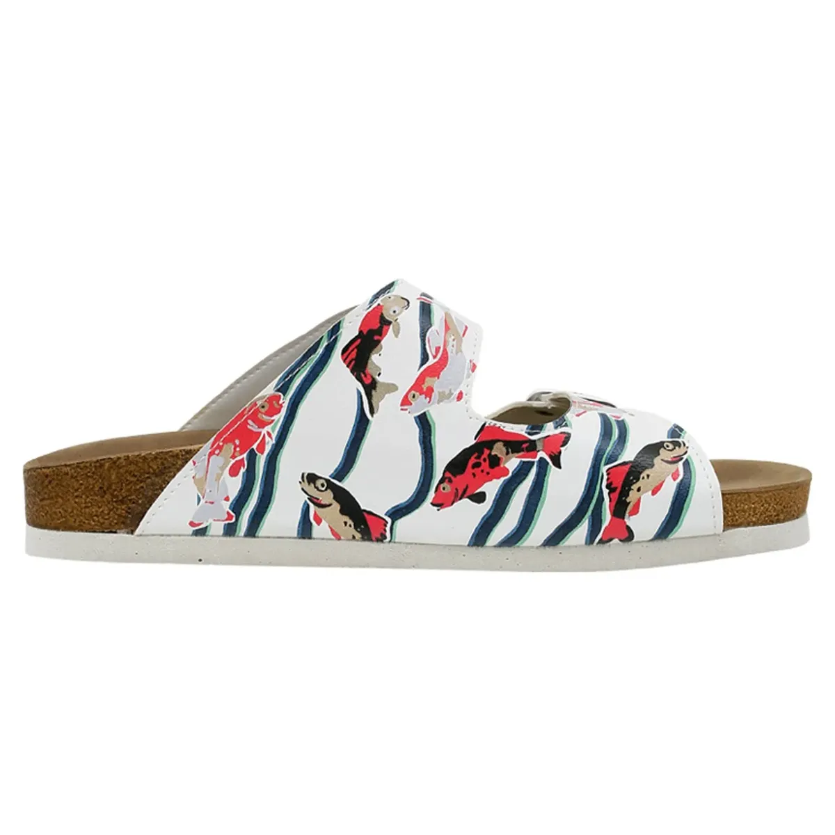 Мюли DOGO "Ladies Stella Koi World Vegan женские сандалии / сандалии /", Vegan, белый — фото 4