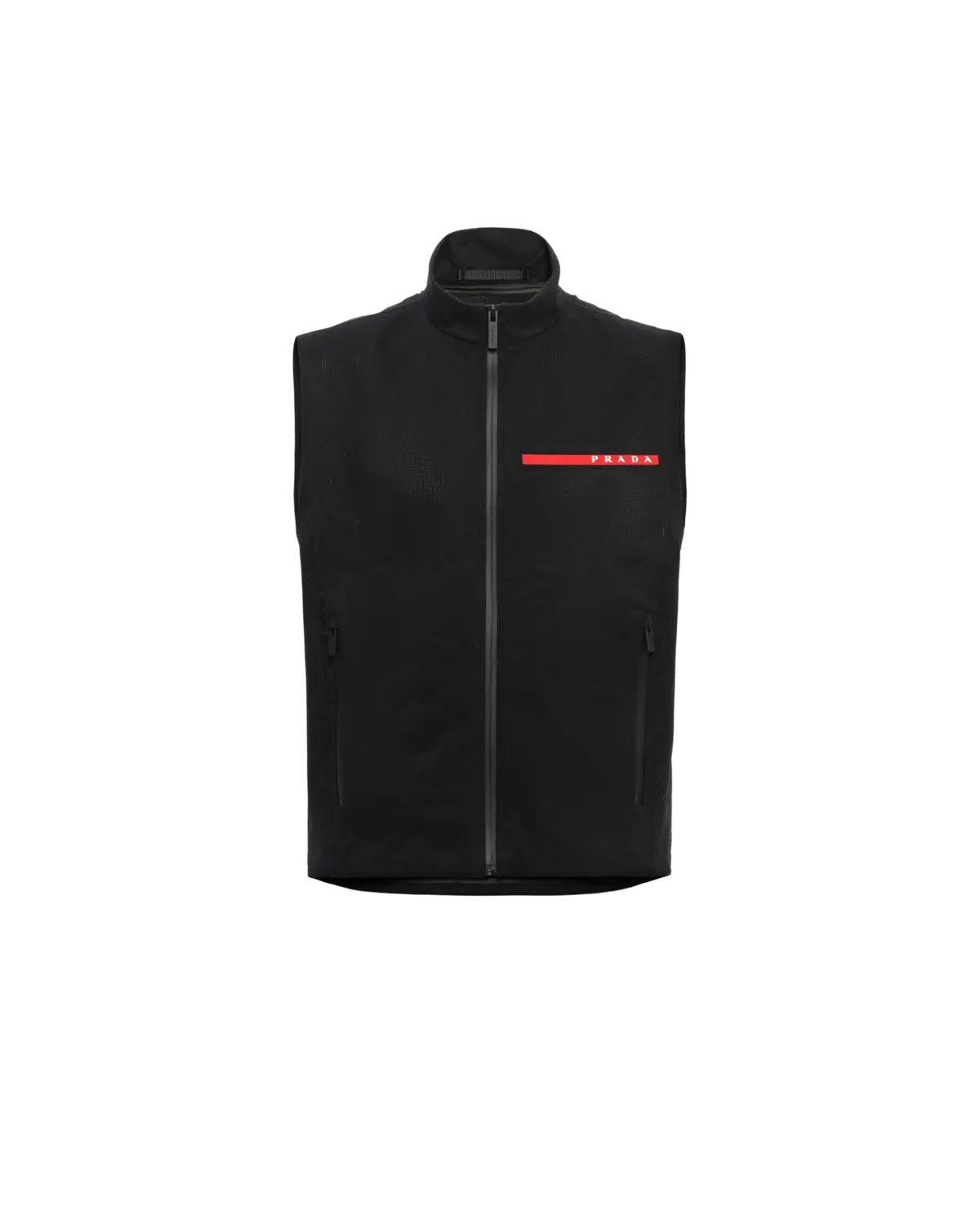 

Жилет из легкой двухсторонней эластичной ткани Prada, черный