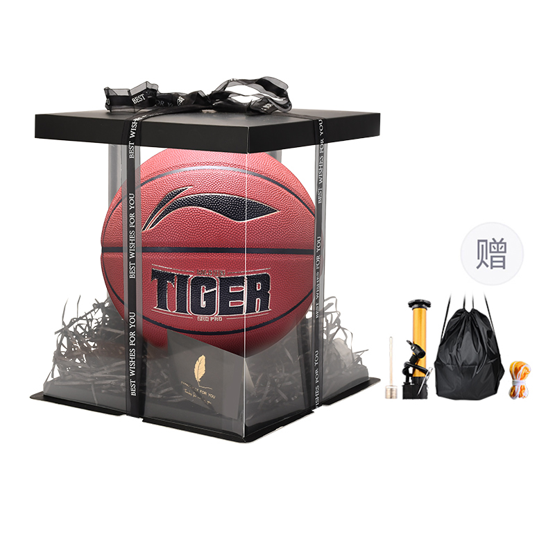 

LINING Баскетбольный мяч PU 20K Collection red brown размер 7 для тренировок и соревнований unisex