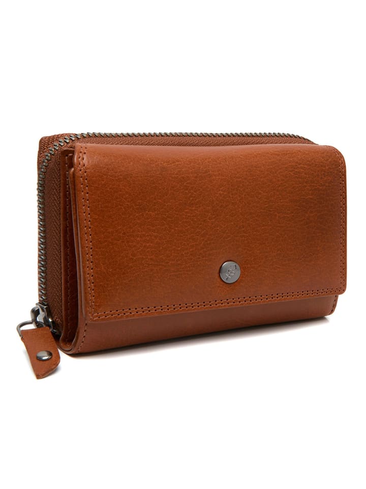 

Кошелек Salviano с защитой RFID из кожи, 13,5 см, коньячного цвета The Chesterfield Brand