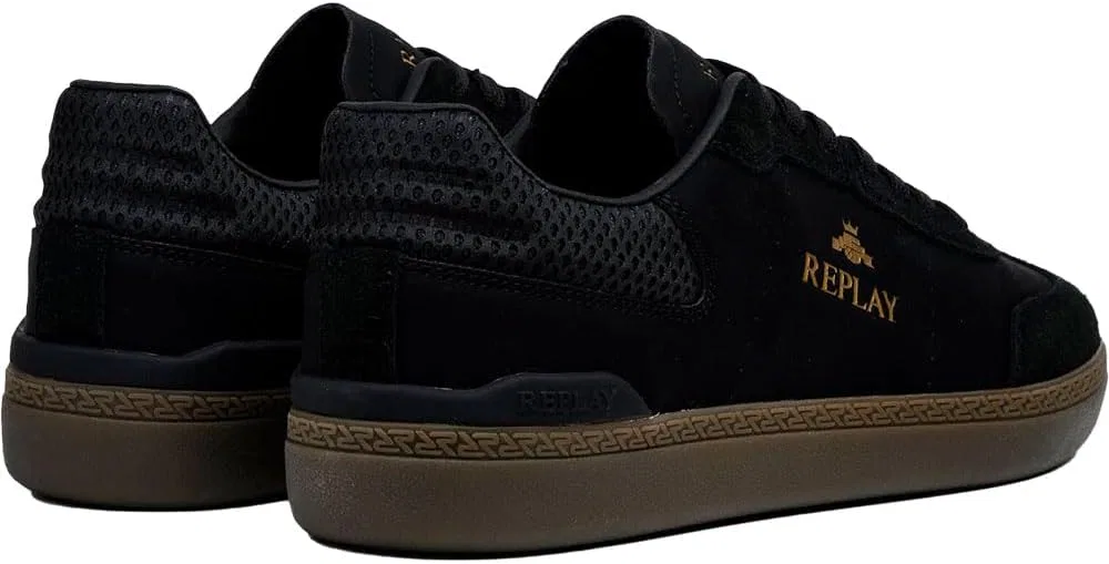 Кроссовки в тон Replay Herren Pyper, 003 Black — фото 3