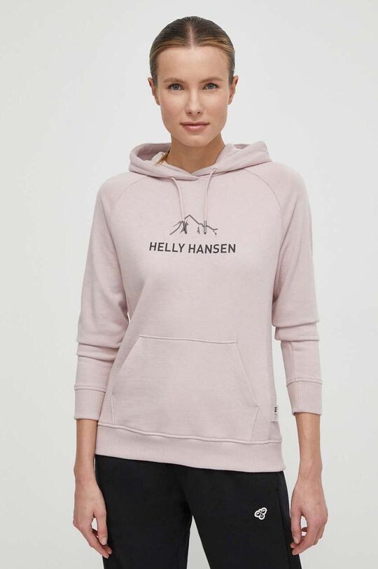 

Толстовка с капюшоном Helly Hansen, розовый
