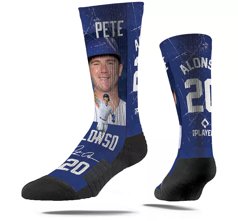 

Мужские носки Strideline New York Mets Pete Alonso Montage