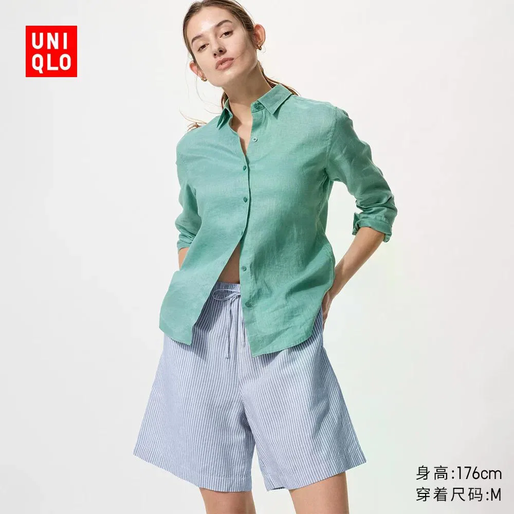 Шорты повседневные UNIQLO Pink — фото 4