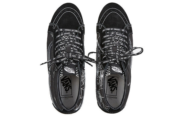 Кроссовки goodhood x vault og sk8-mid lx retro sneakers 'black white' Vans, черный — фото 4