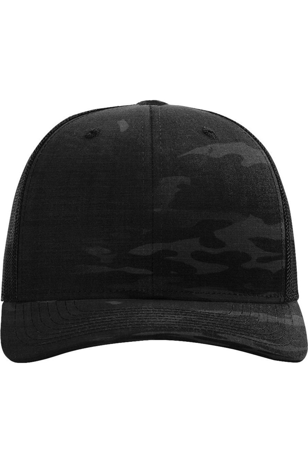 

Кепка дальнобойщика Richardson Tactical, цвет multicam black