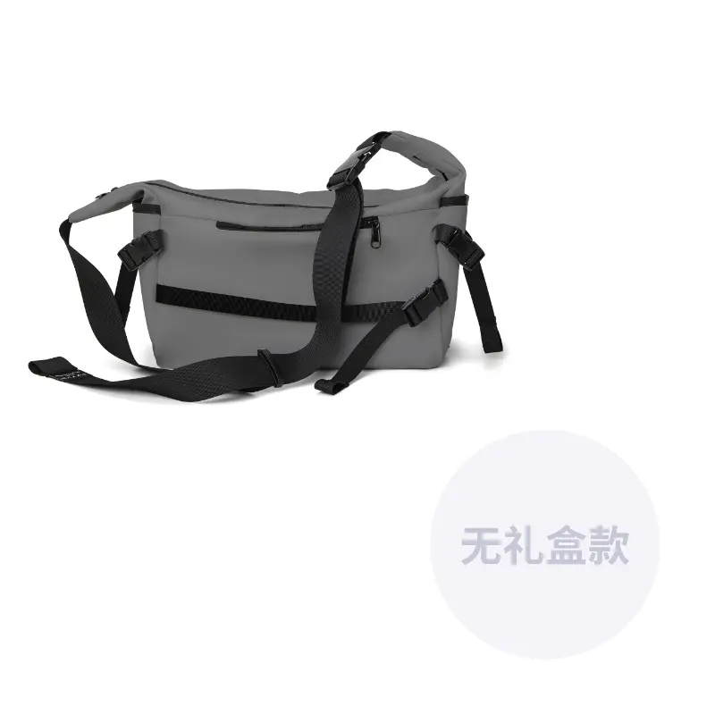 

CHAOFANJI Нейлоновая наплечная сумка, унисекс кроссбоди разноцветная, Gray