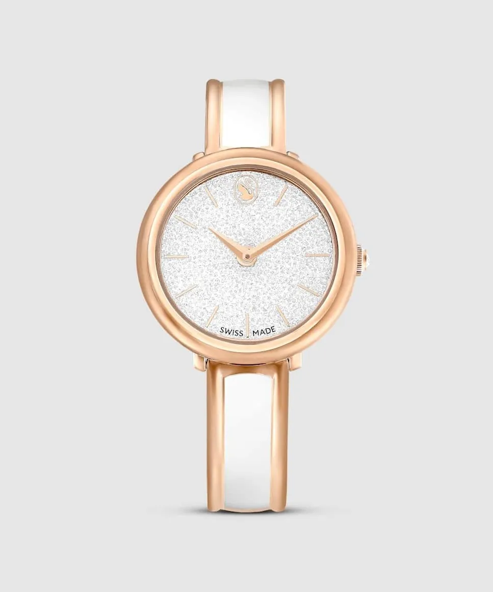 

Женские часы Crystalline из нержавеющей стали с кристаллами Swarovski, белый