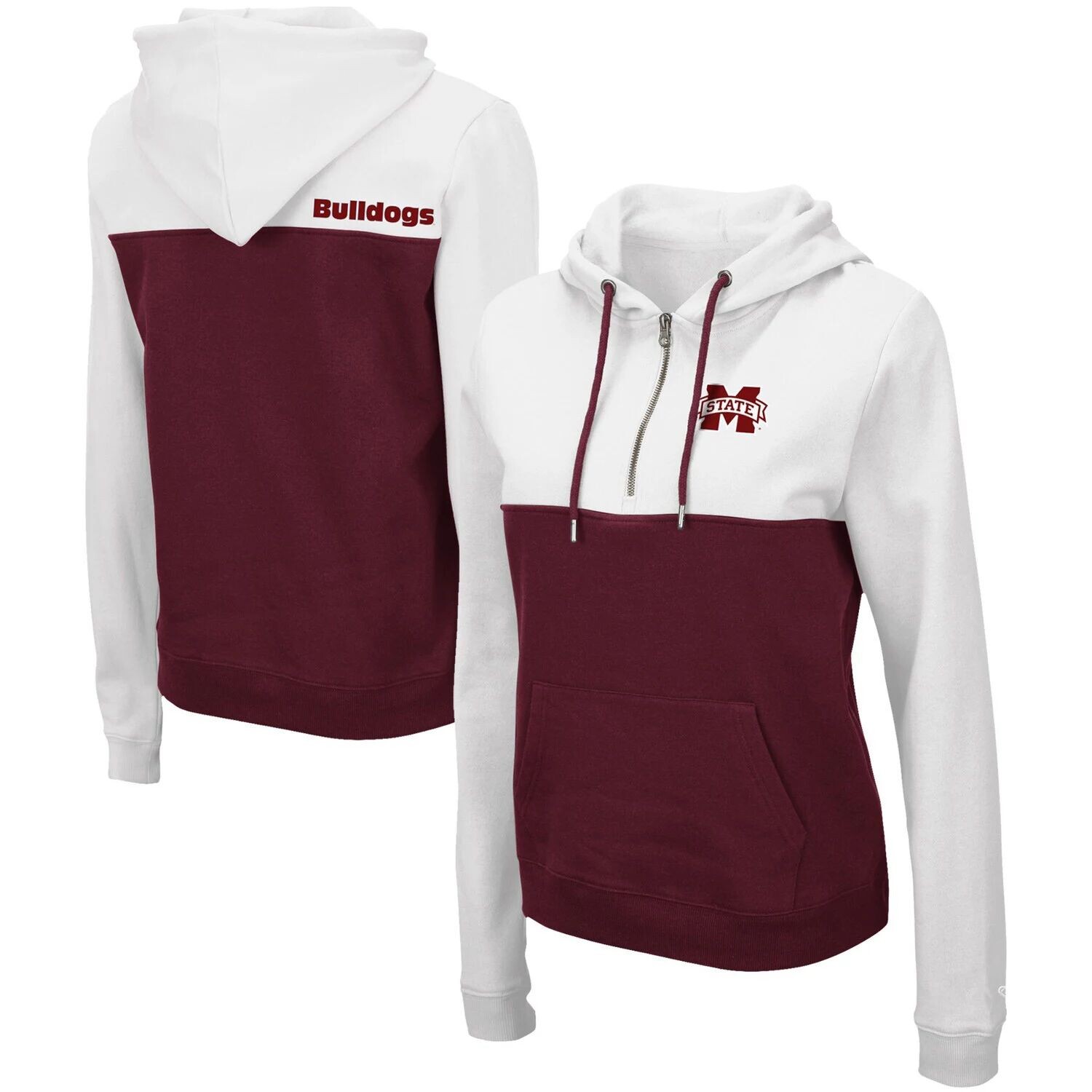 

Женская толстовка с капюшоном на молнии Colosseum белого/бордового цвета Mississippi State Bulldogs Aidan Colosseum, Белый, Женская толстовка с капюшоном на молнии Colosseum белого/бордового цвета Mississippi State Bulldogs Aidan Colosseum