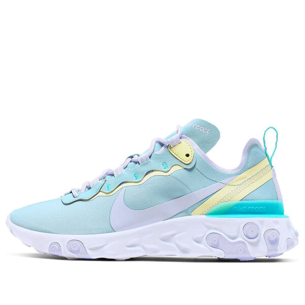 Кроссовки реагируют на элемент 55 Nike, зеленый