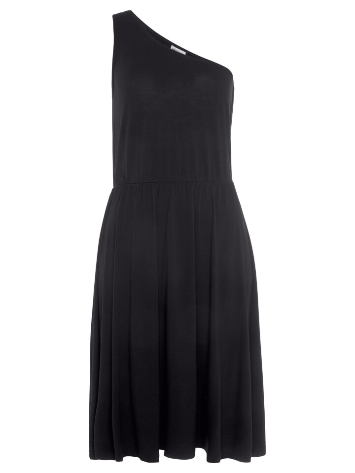 

Короткое платье LASCANA One Shoulder, черный