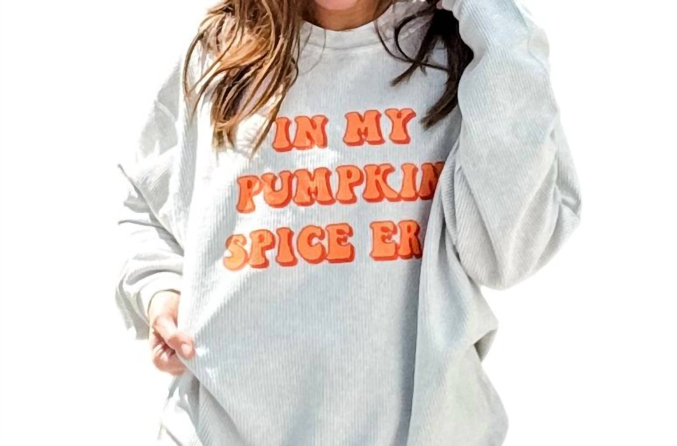 

Толстовка Pumpkin Spice Era с ветровкой белого цвета Chicka-d
