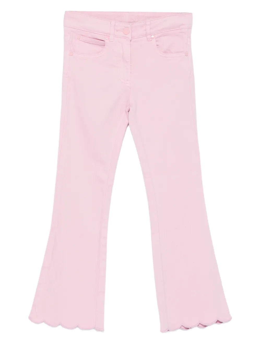 

Брюки с фестонами Stella McCartney Kids, розовый
