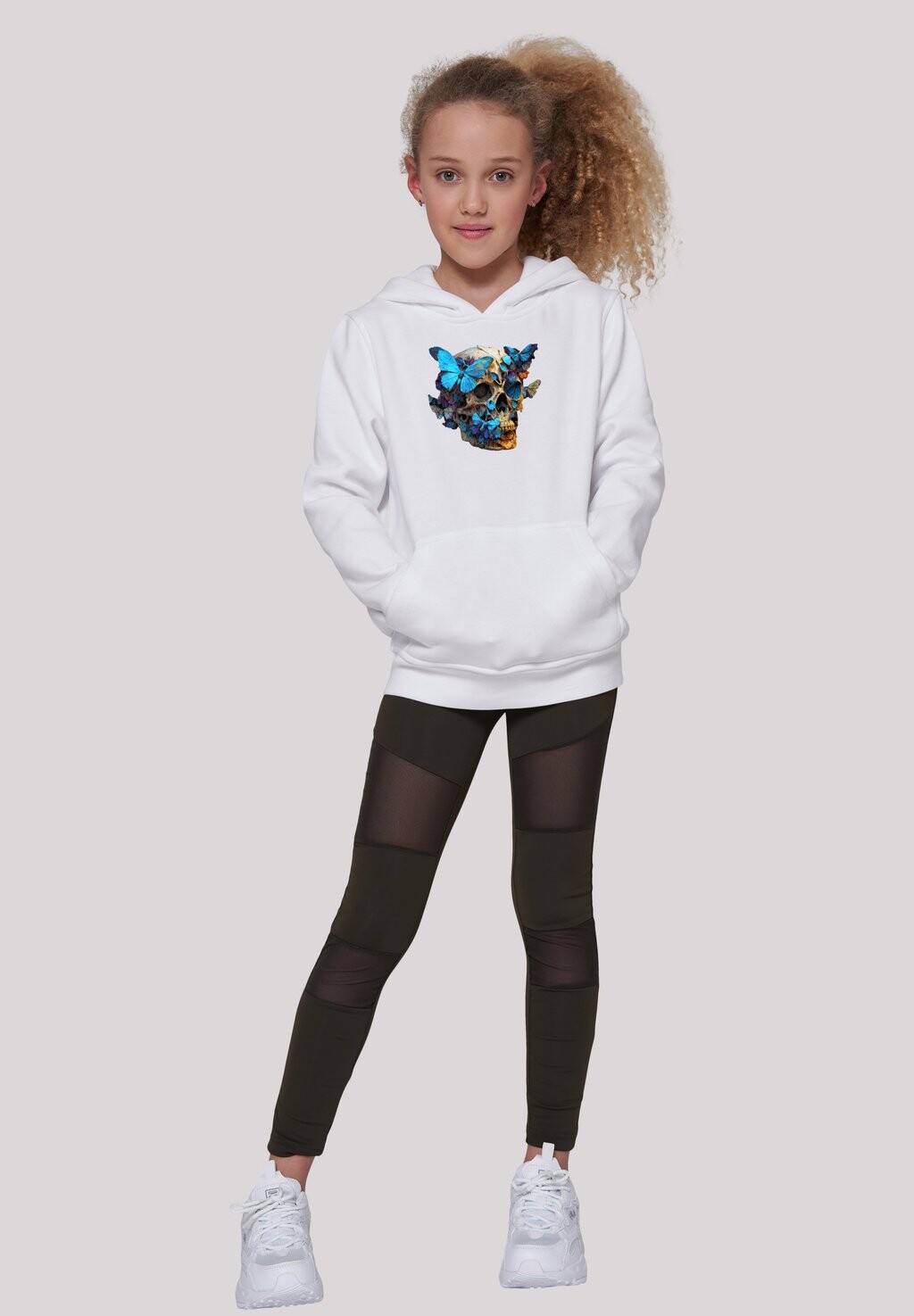 

Толстовка SKULL HOODIE UNISEX F4NT4STIC, цвет weiß