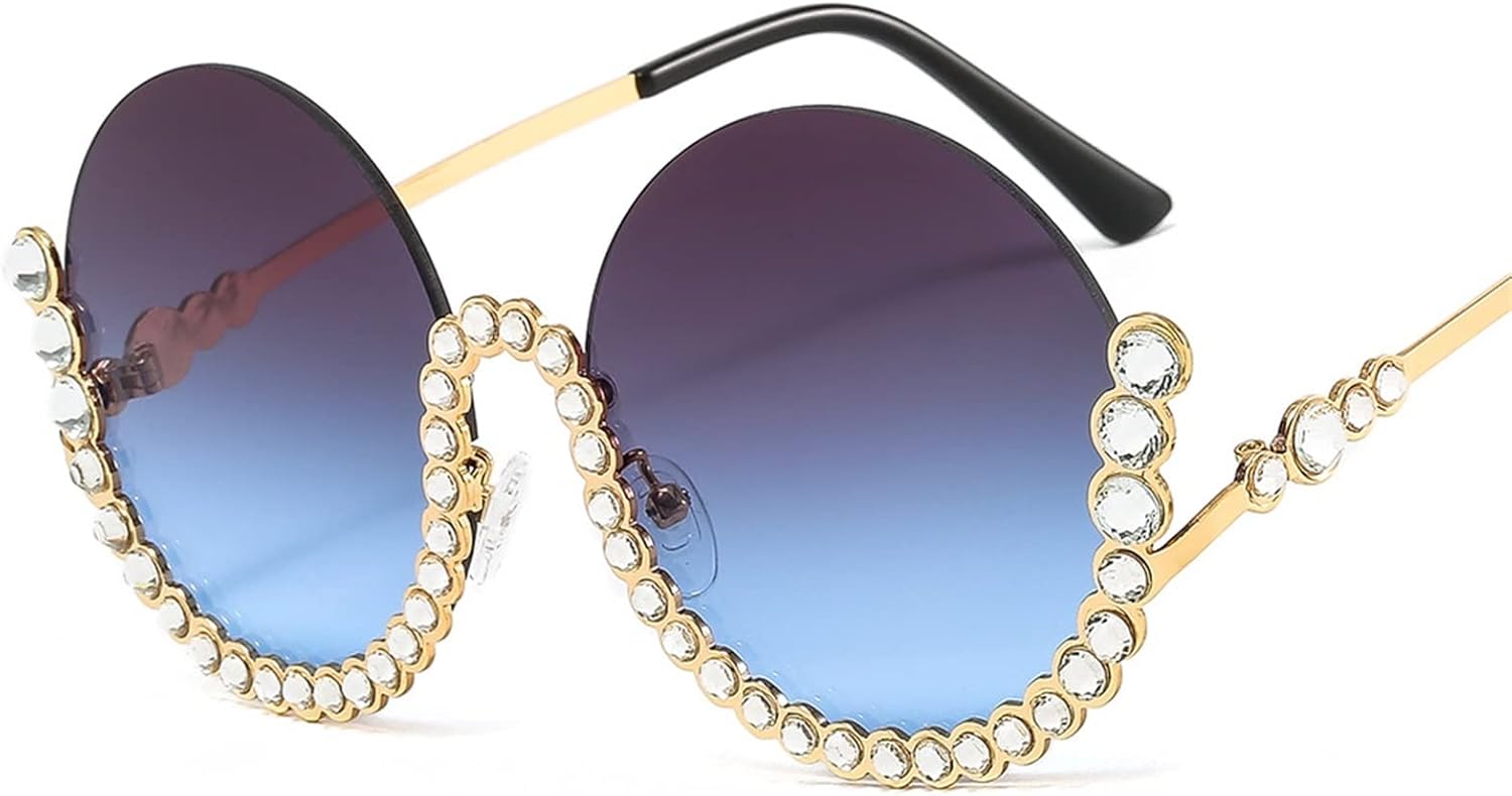 

Женские декоративные солнцезащитные очки Diamond 2027 в ретро-стиле с большой оправой, для отдыха на природе, пляжа и вечеринок (Цвет: E, Размер: Средний) MTZJH, One Color