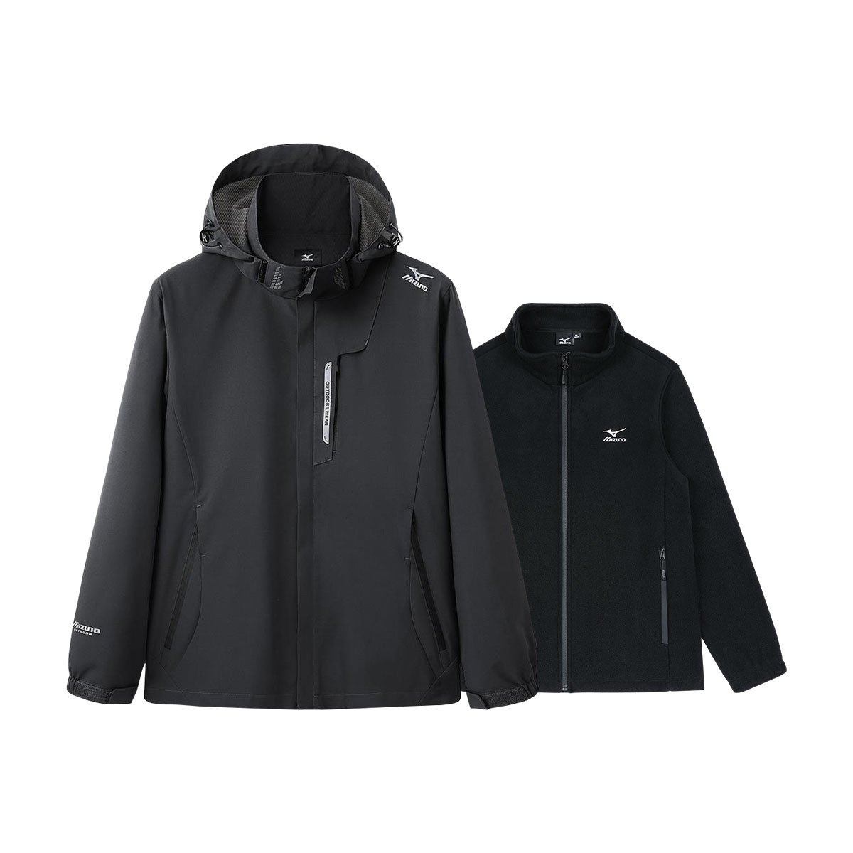 

Mizuno Куртка Unisex, Dark Gray (Includes Liner)