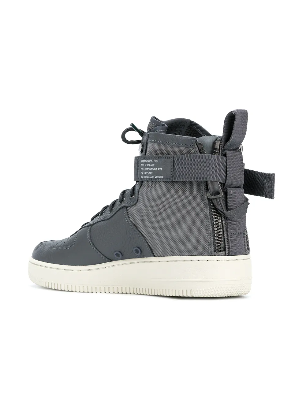Кроссовки SF AF1 Mid Dark Grey Nike, серый — фото 3