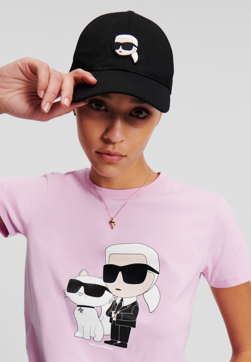 

Бейсболка IKON KARL LAGERFELD, черный