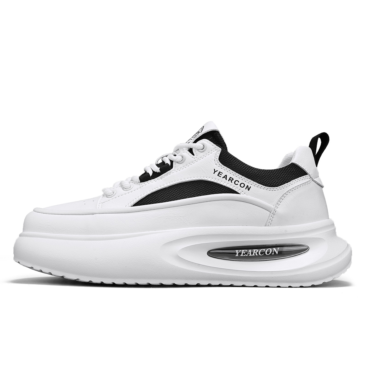 

Низкие повседневные туфли для мужчин YEARCON, White Black