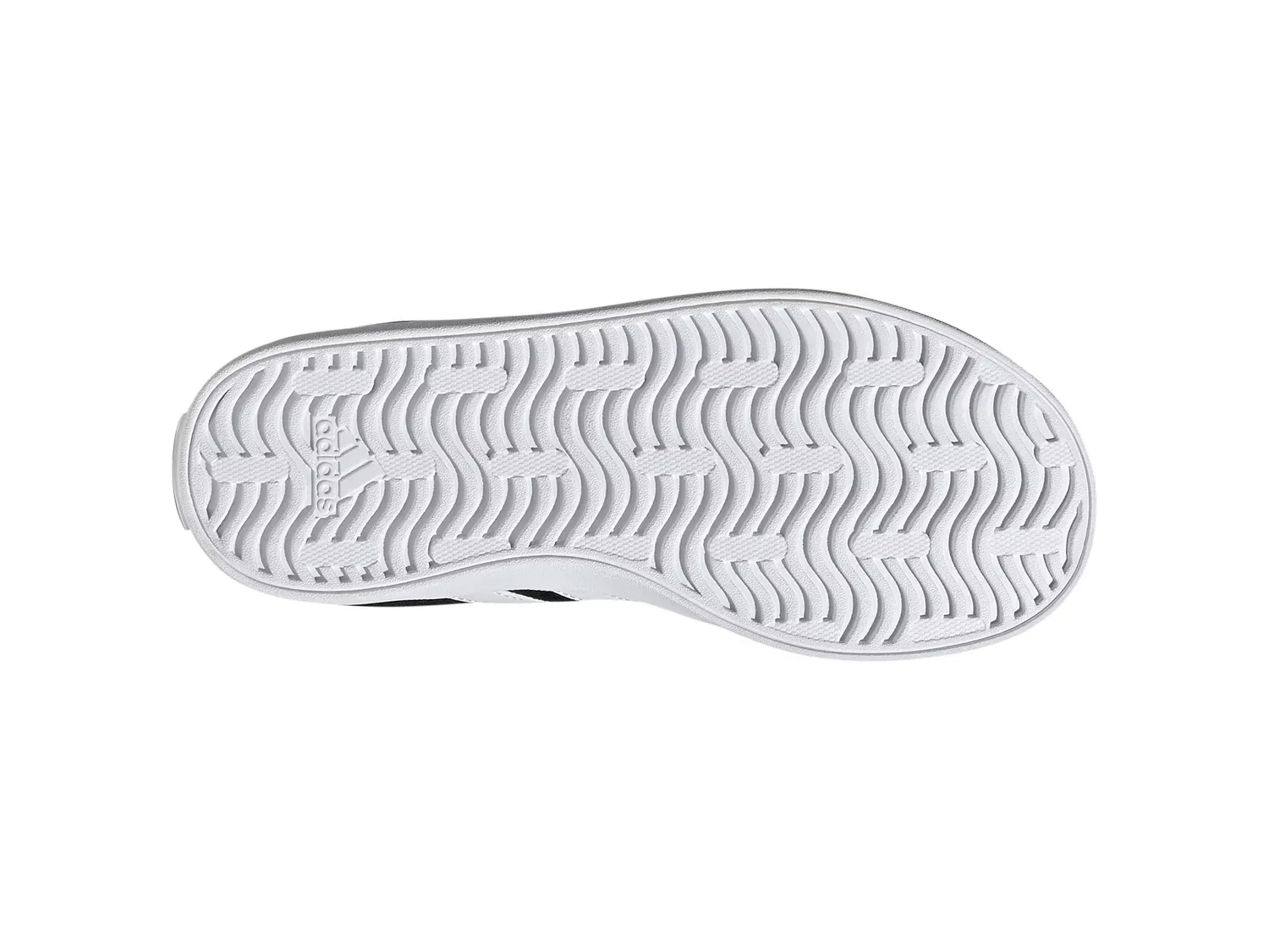 Кроссовки Adidas VL Court 3.0 — детские, черные/белые — фото 4