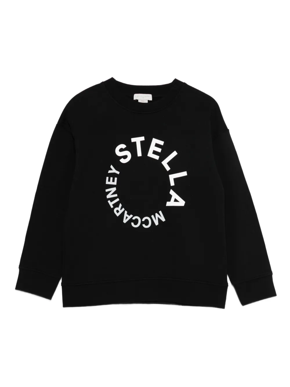 

Свитшот с логотипом Stella Mccartney Kids, черный