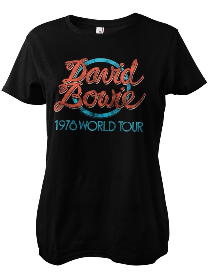 

Футболка 1978 World Tour Girly Tee David Bowie, черный