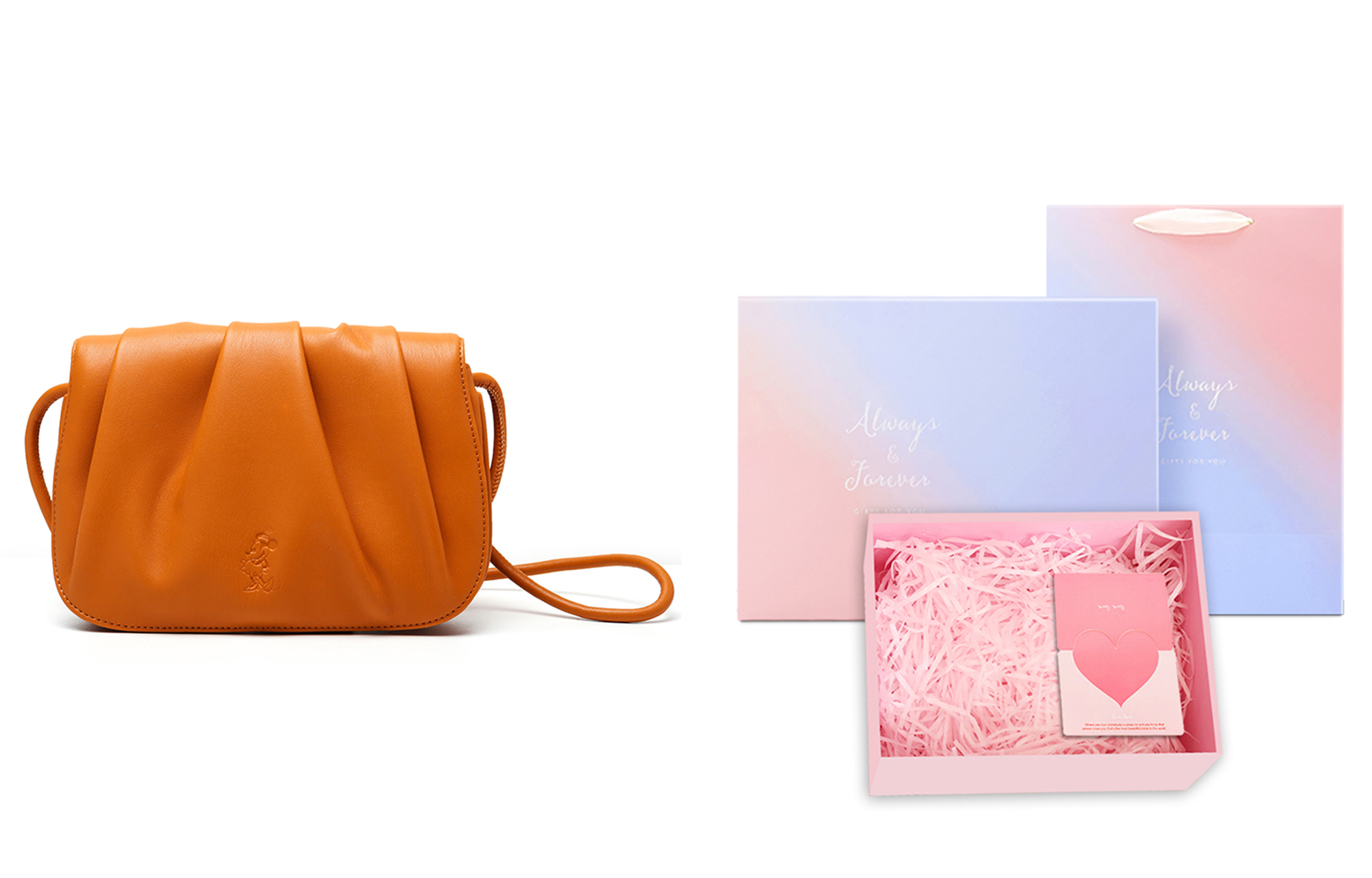 

Disney Женская кожаная сумка через плечо разноцветная, Brown+Exquisite Box A
