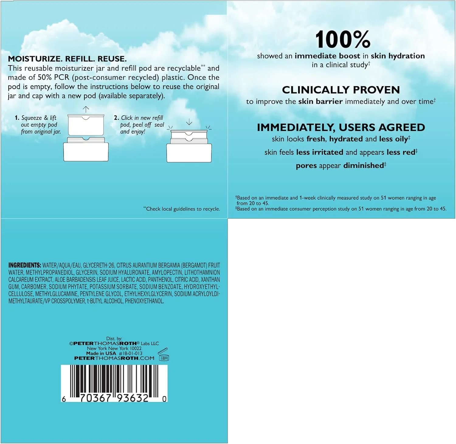 Крем для лица Peter Thomas Roth — Дневной Water Drench Hyaluronic Jelly Moisturizer, 50 мл — фото 3