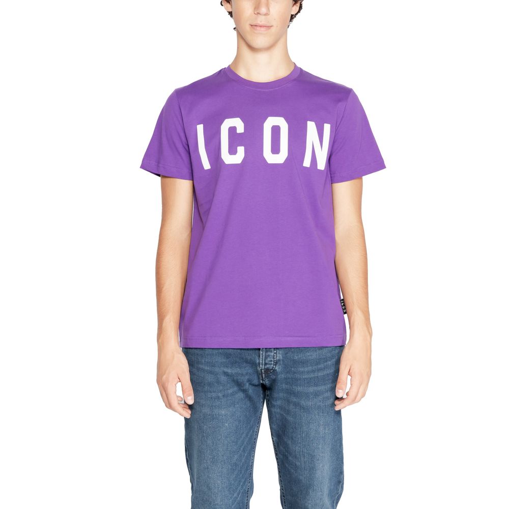 

Футболка из фиолетового хлопка Icon