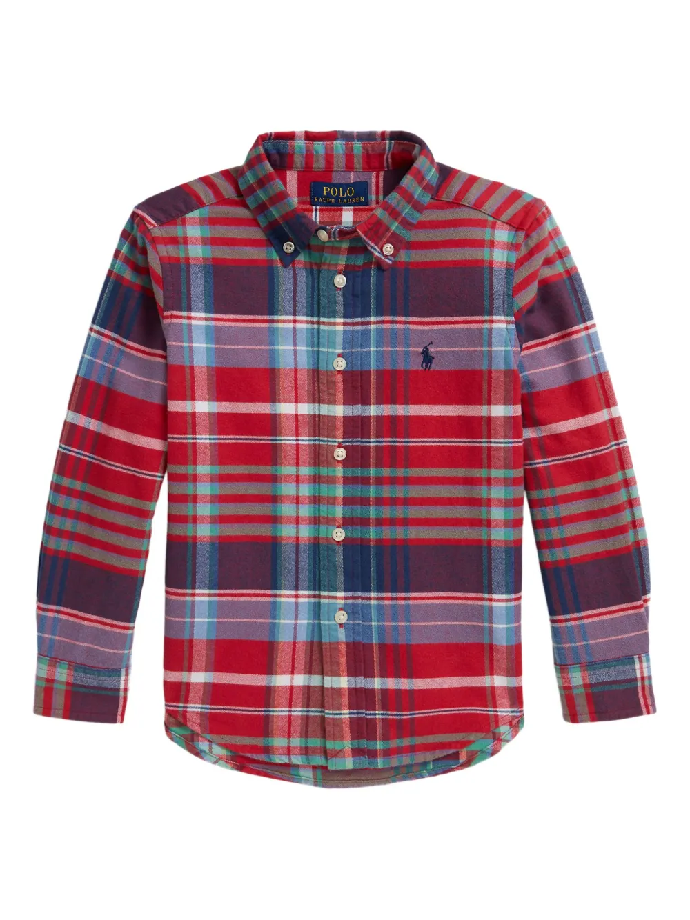 

Рубашка в клетку POLO RALPH LAUREN KIDS, красный
