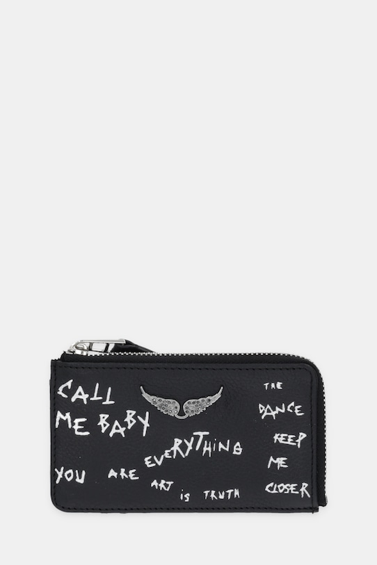 

Кожаный кошелек Zadig&Voltaire, черный