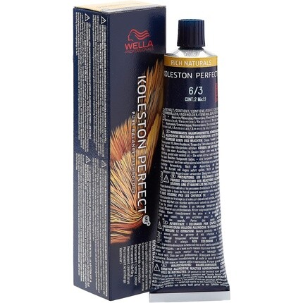 

Краска для волос Koleston Perfect Me + Rich Naturals 6/3, 60 мл, Wella