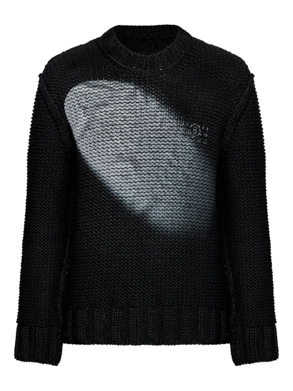 

Фактурный свитер MM6 Maison Margiela, синий