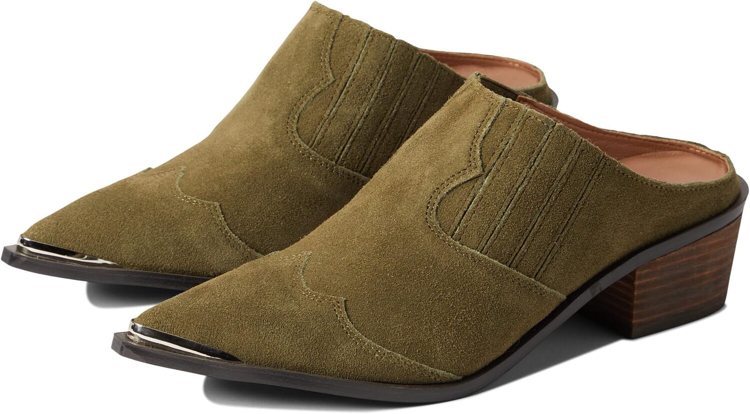 

Ботильоны на каблуке Marishka Chinese Laundry, цвет Olive Split Suede