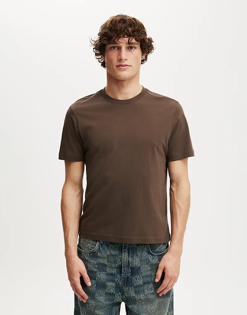 

Футболка Cotton On Classic fit пепельно-коричневого цвета Cotton On