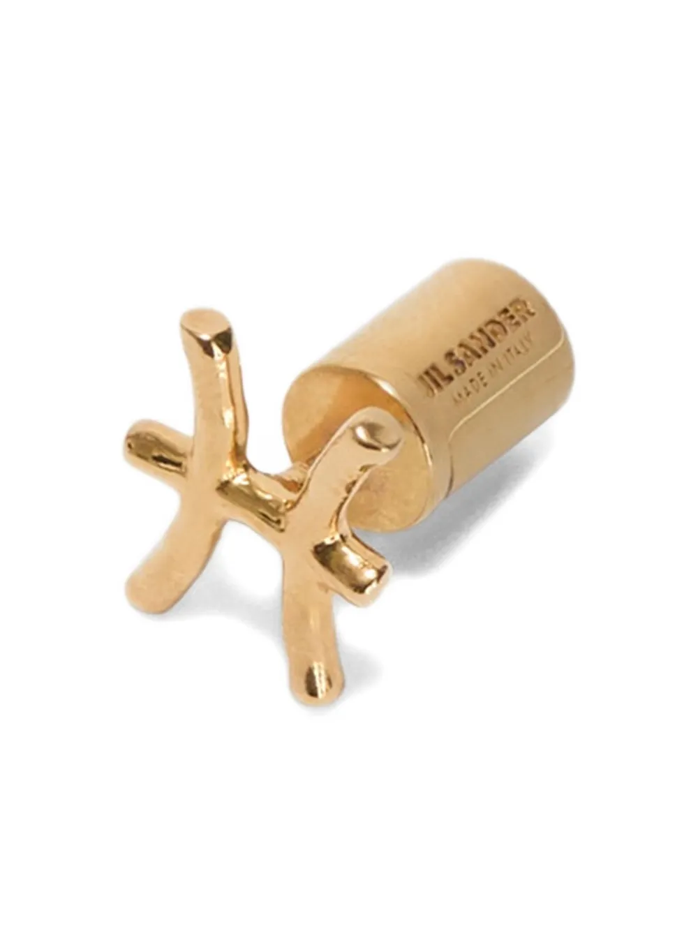 

Одиночная серьга со знаком зодиака Jil Sander, золотистый