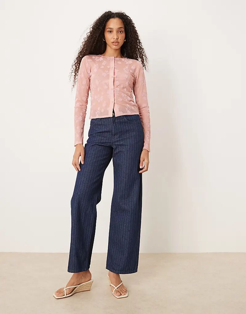 

Джинсы бойфренда ASOS DESIGN из полосатого денима