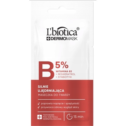 

Lbiotica Dermomask Маска для лица укрепляющая с витамином B3 8 мл L'Biotica