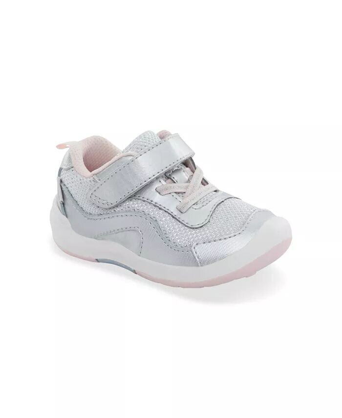 

Обувь Little Girls Srt Winslow 2.0, одобренная APMA Stride Rite, серебряный