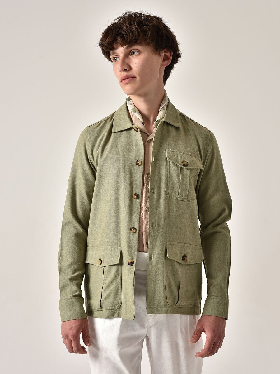 

Рубашка обычного кроя на пуговицах Antioch, цвет Green/Khaki