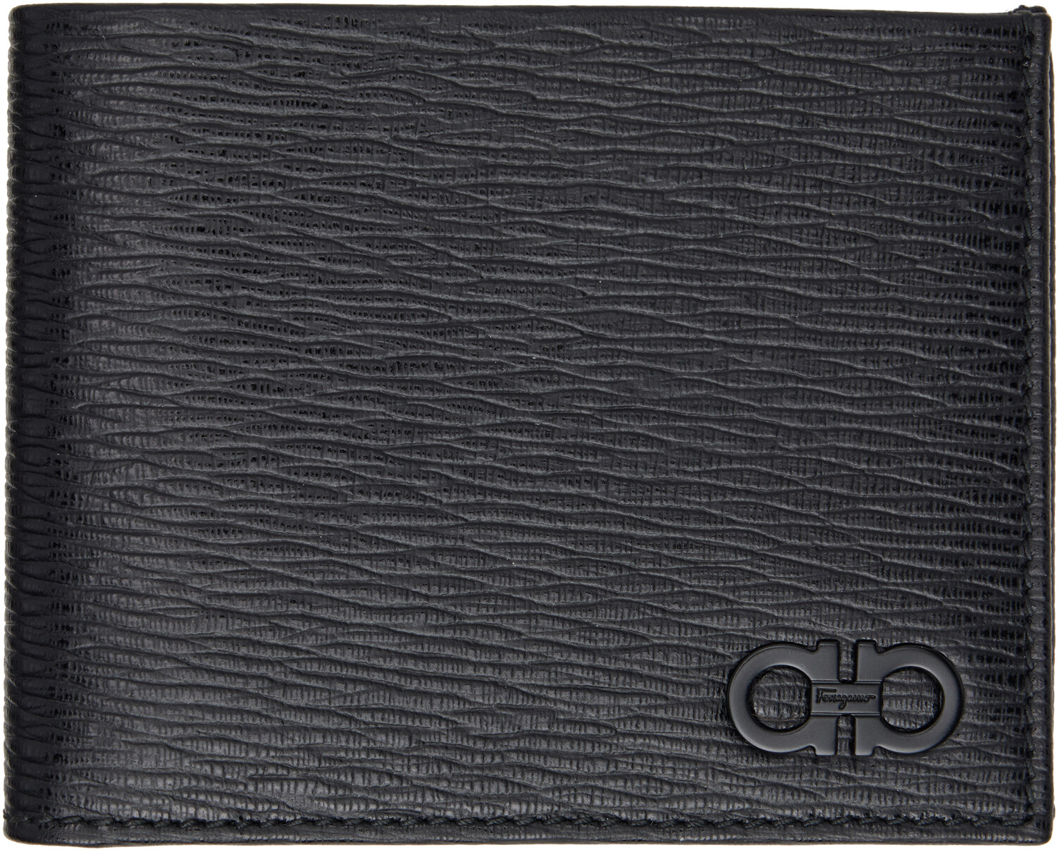 

Черный кошелек Gancini Ferragamo, Nero/Dark rain