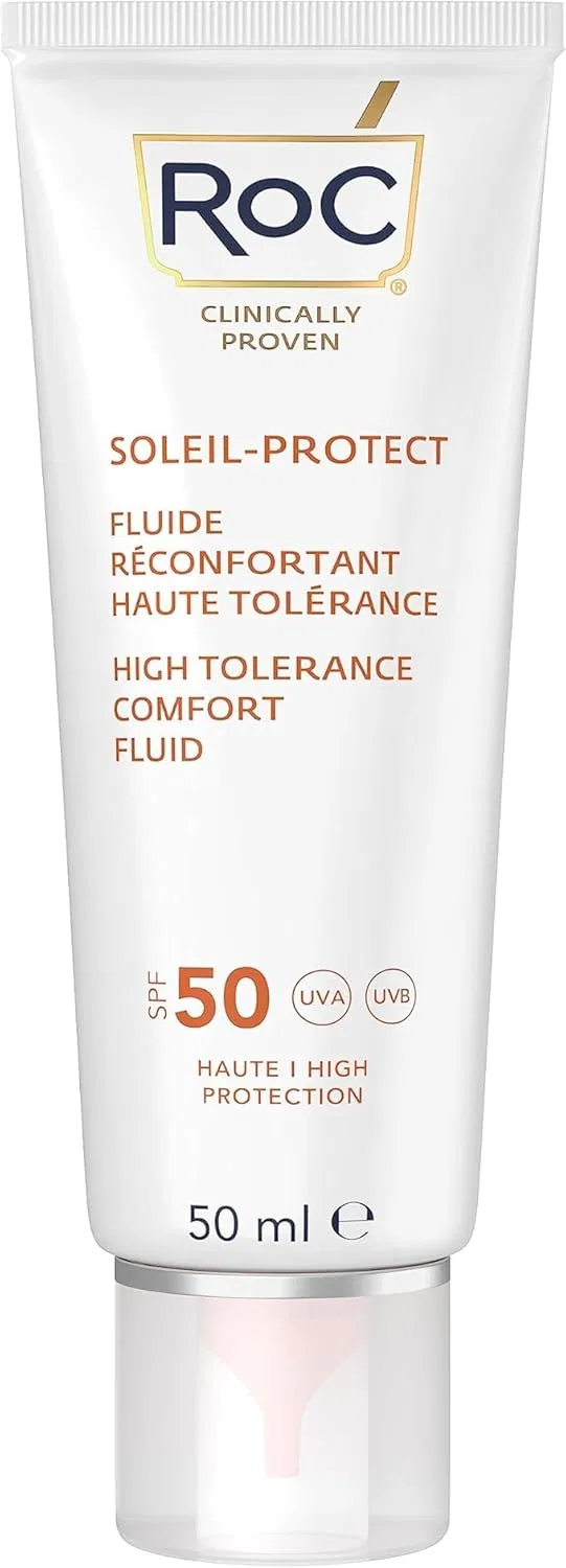 Солнцезащитный флюид RoC Soleil-Protect High Tolerance Comfort Fluid SPF 50 для чувствительной кожи, 50 мл Roc — фото 2