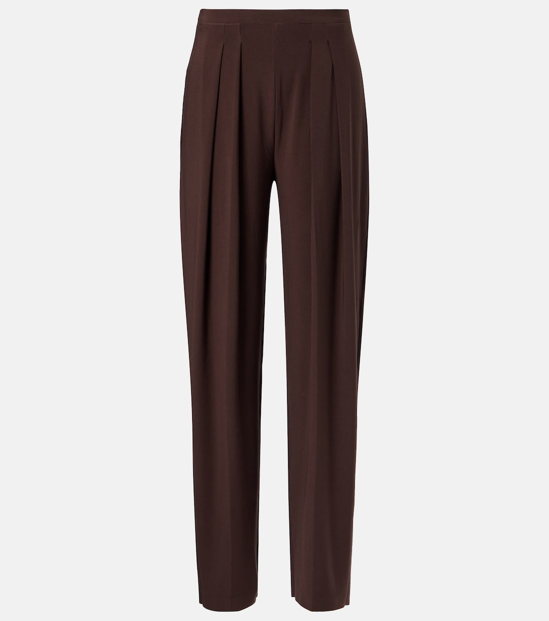 

Высокие джерси широкие брюки Norma Kamali, коричневый