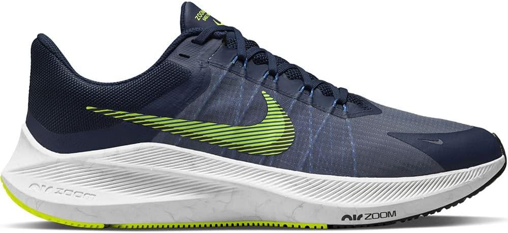 Мужские беговые кроссовки Nike, белый/синий — фото 2