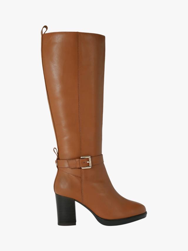 Сапоги до колен из натуральной кожи шалфея KG Kurt Geiger, желто-коричневый